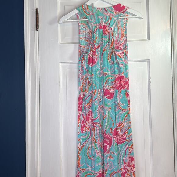 Lilly Pulitzer Sleeveless Mills Maxi Jellies Be Jammin Dress W1317 Sz XS - Picture 9 of 9